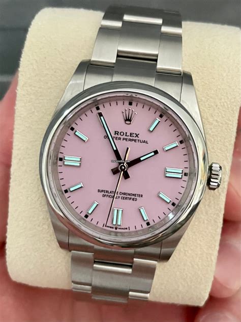 rolex oyster perpetual pink 34|rolex oyster perpetual 36mm price.